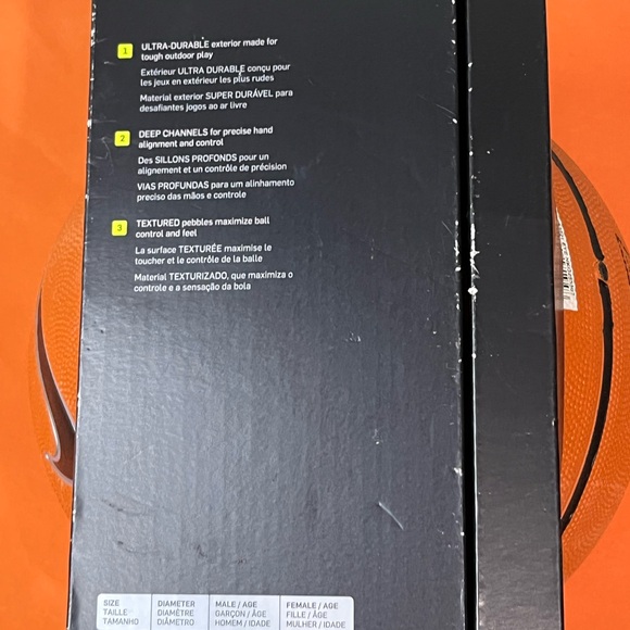 Nike Baller Orange Outdoor Competition Basketball - Picture 6 of 10